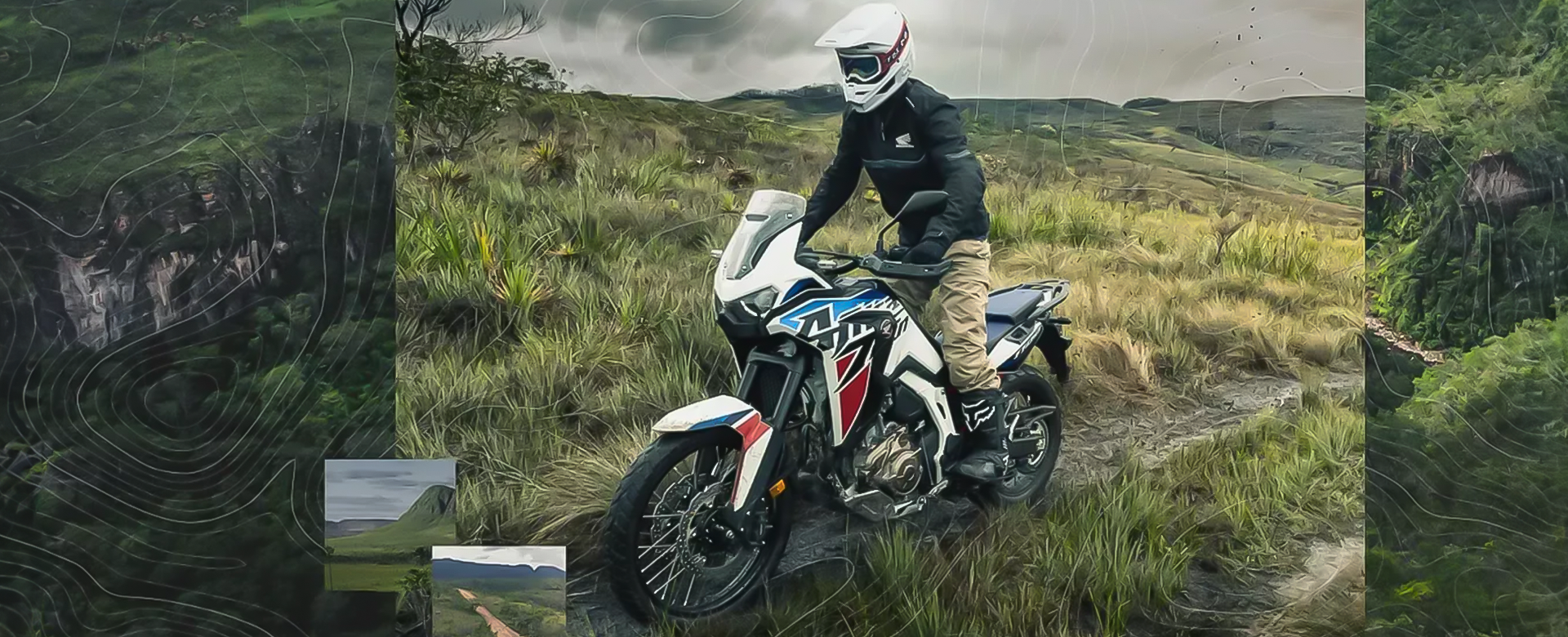 banner CRF 1100L Africa Twin